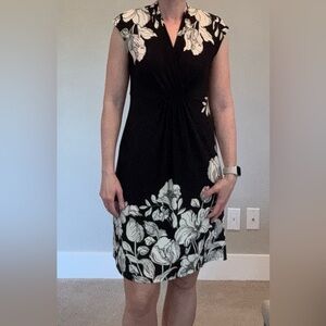 Donna Morgan fit and flare dress, size 2P